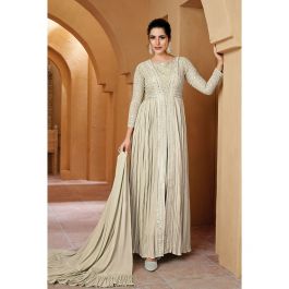 Front cut long frock deals