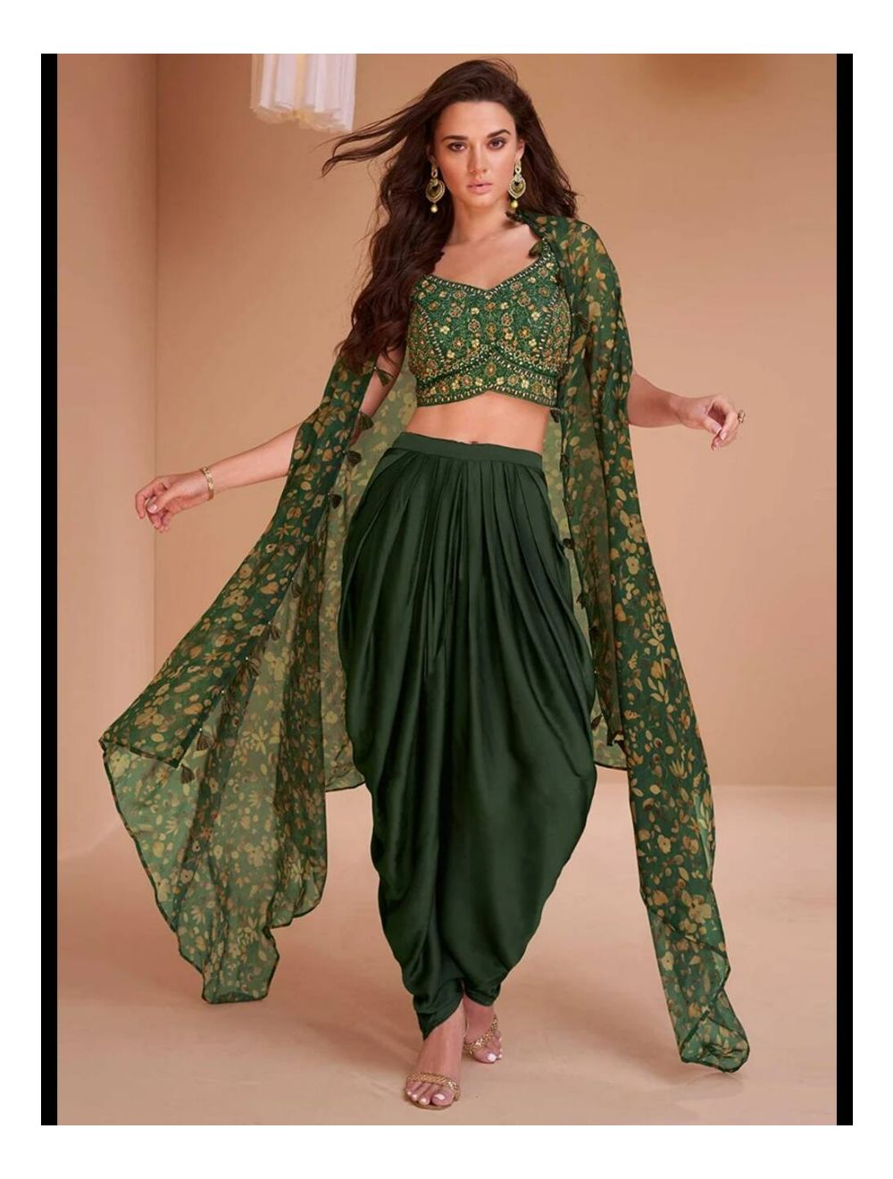 Dhoti dress for girl images top