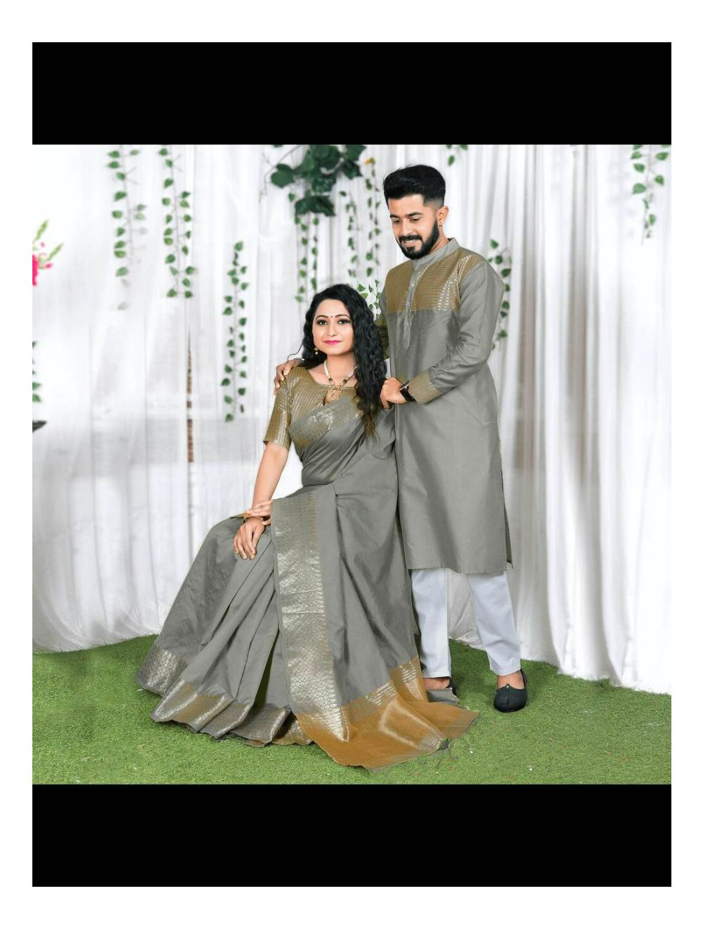 Indo western couple dress best sale