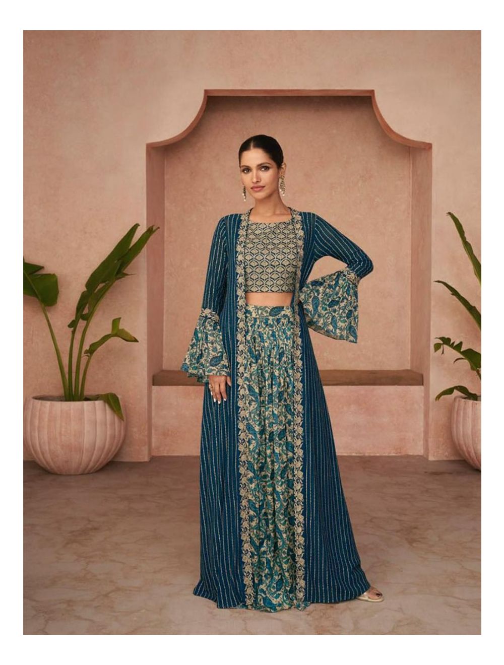 Pr Fashion Launched Latest Trend In Indo-Western Lehenga Choli With Jacket  at Rs 2500 in Surat | ID: 22075424648