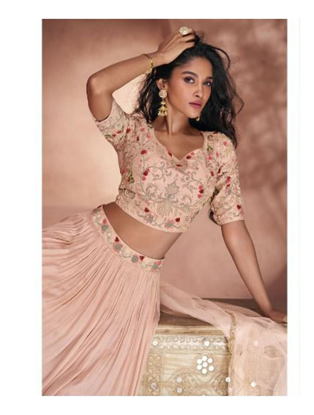 Naira crop top lehenga clearance