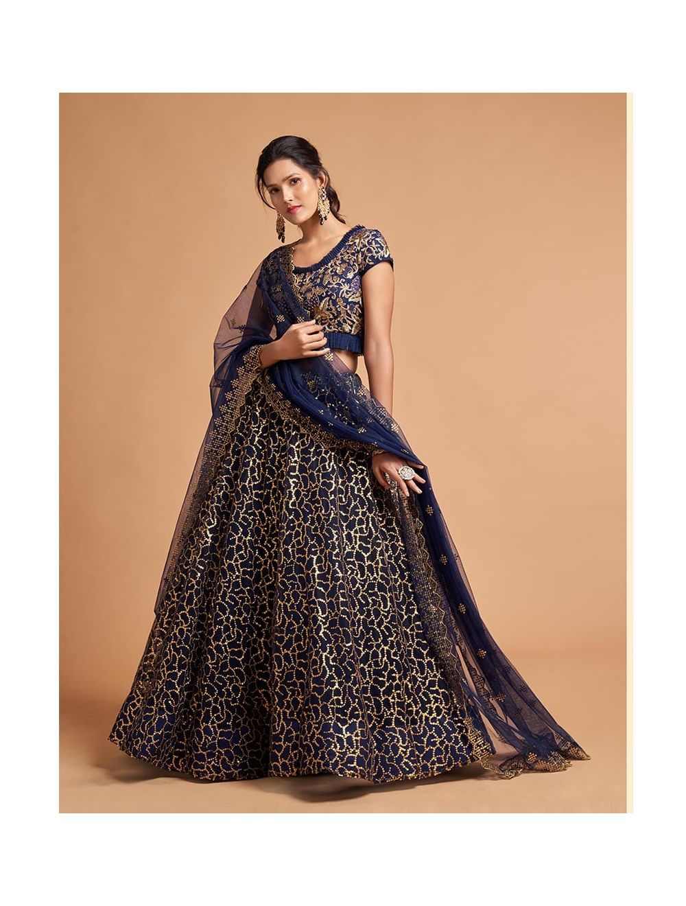 Sky Blue and Gold Embroidered Net Lehenga | Indian wedding dress, Indian  outfits lehenga, Lehenga designs