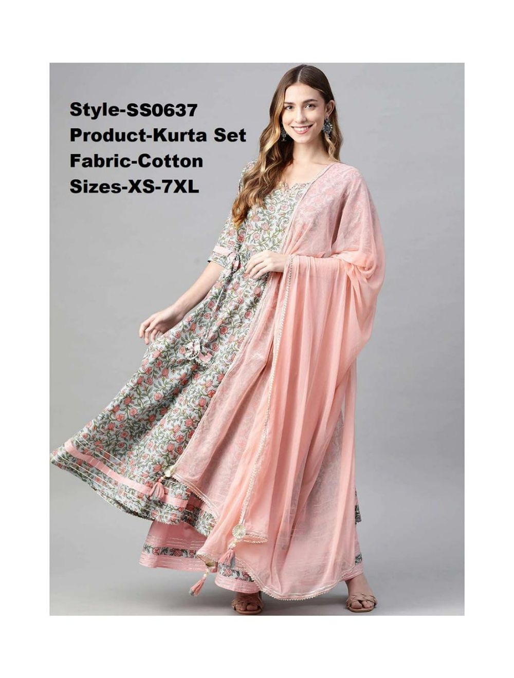 Buy Ahalyaa Women Pink Anarkali Kurta - Kurtas for Women 2275761 | Myntra