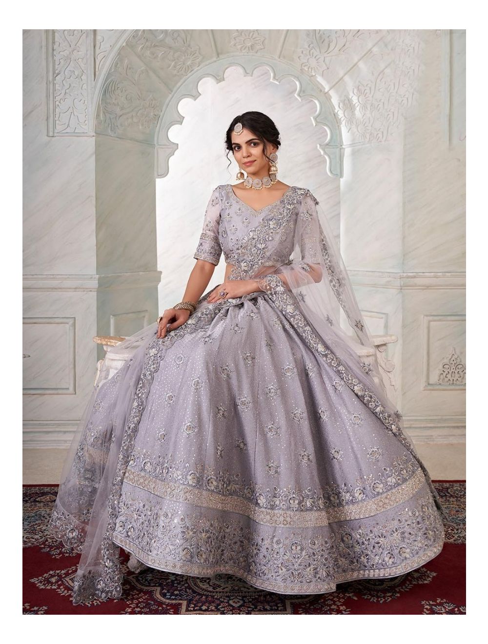 Buy online Lehenga Net Fabric With Net Dupatta from ethnic wear for Women  by Renu,s Creatikn for ₹8799 at 13% off | 2024 Limeroad.com