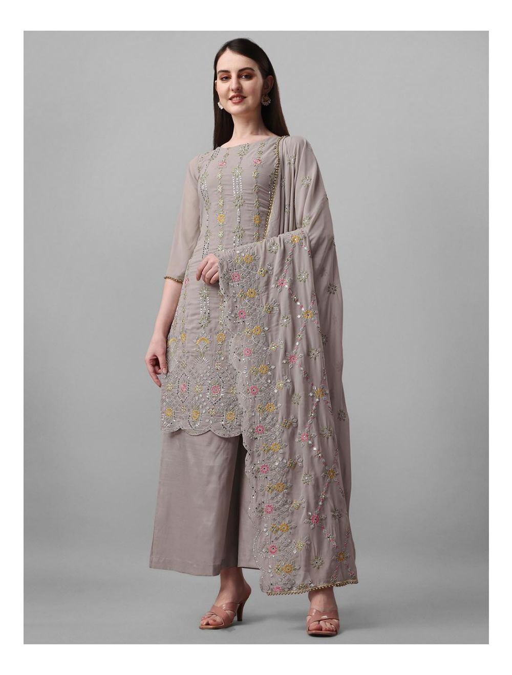 Buy Shubhisha Fashion Women's Cotton Blend Blue Printed Anarkali Kurta  Online at Best Prices in India - JioMart.