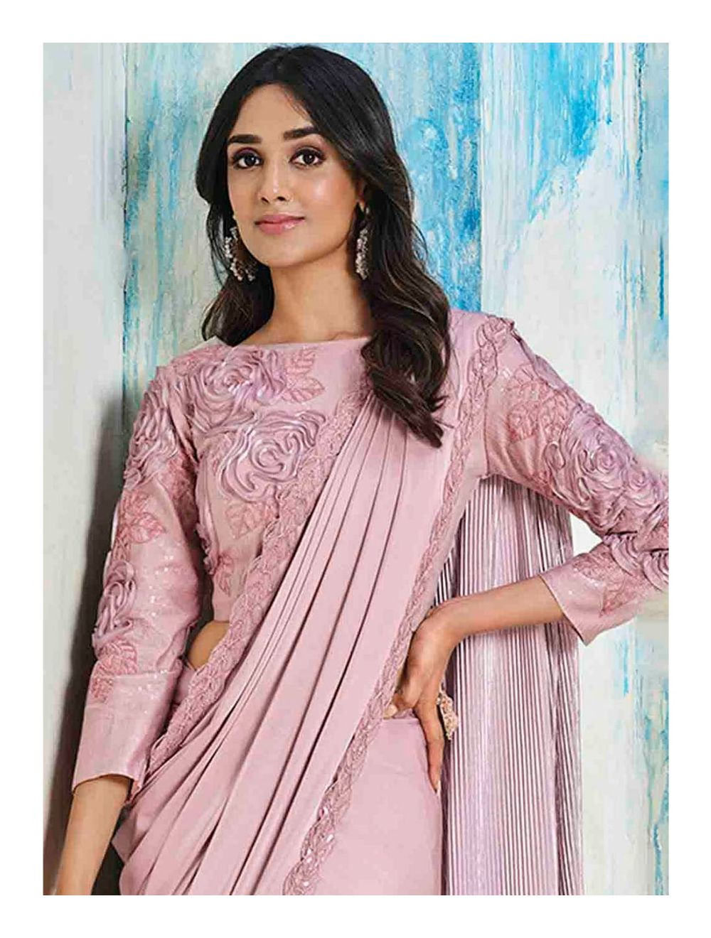 Saree for farewell party in school on sale