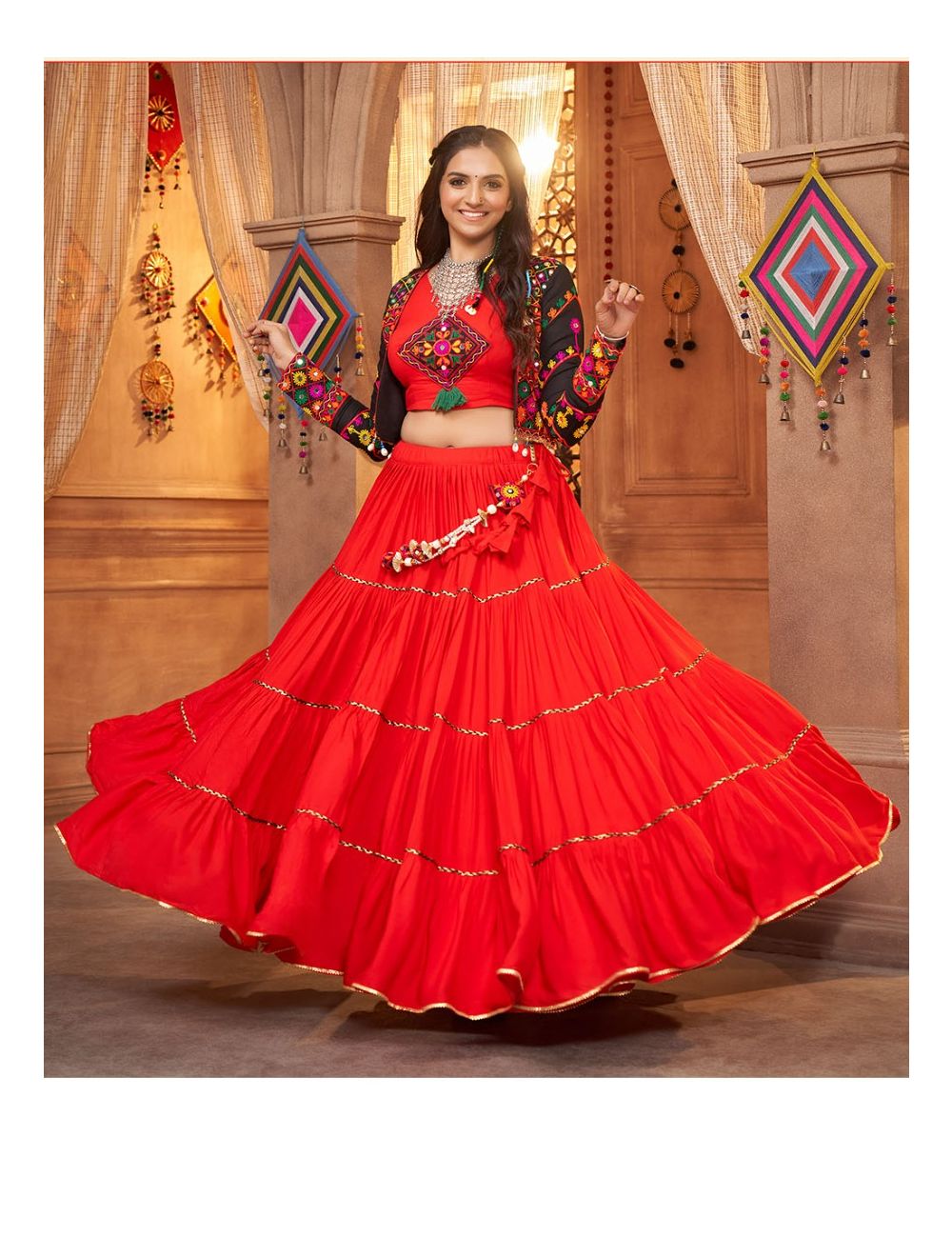 Charming Multi-Colored Designer Lehenga Choli, Shop wedding lehenga choli  online