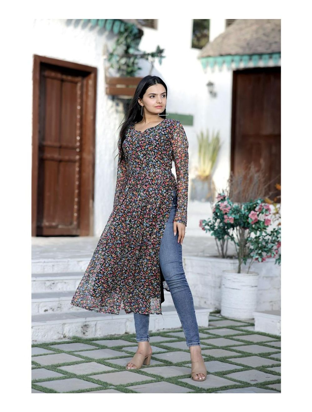 Premium Readymade Designer Nayra Cut Kurti Collection For Stylish Women's -  Goodsdream