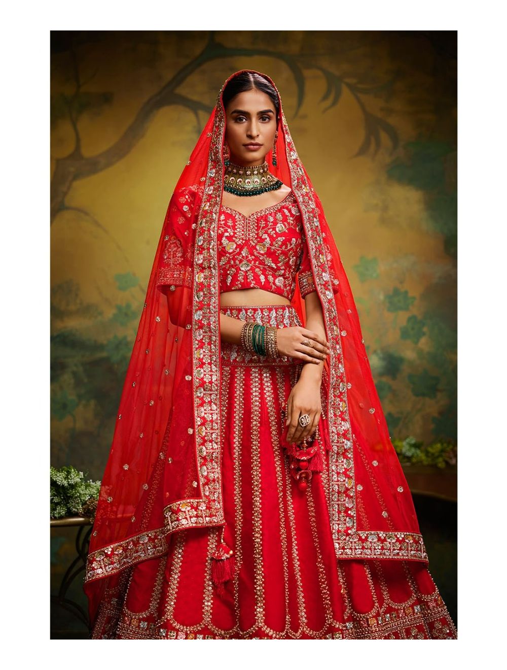 Naira bridal lehenga top