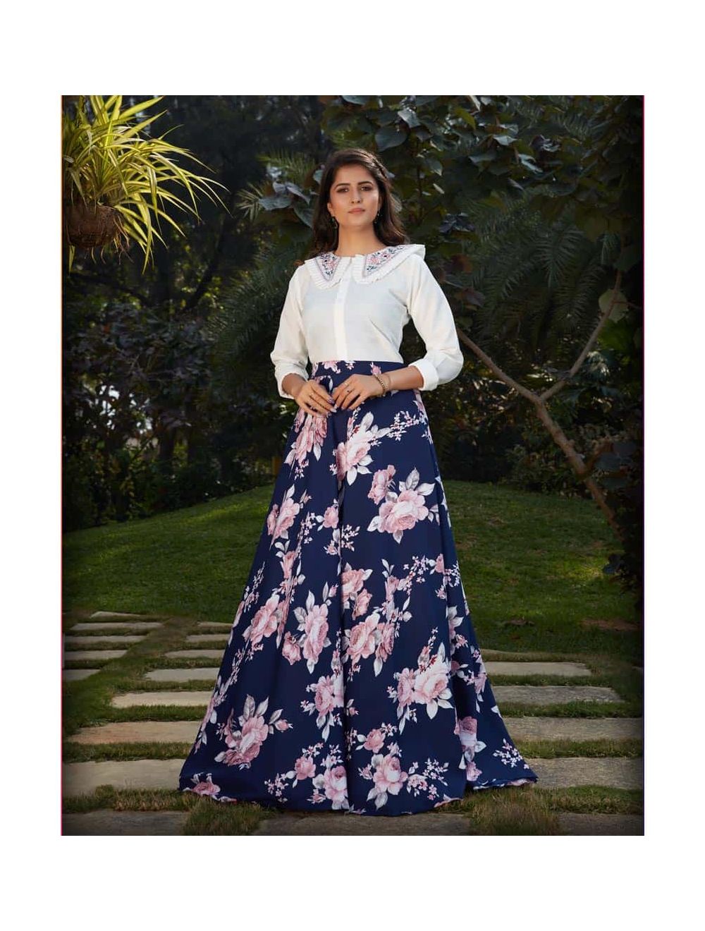 Long skirt and top images cheap