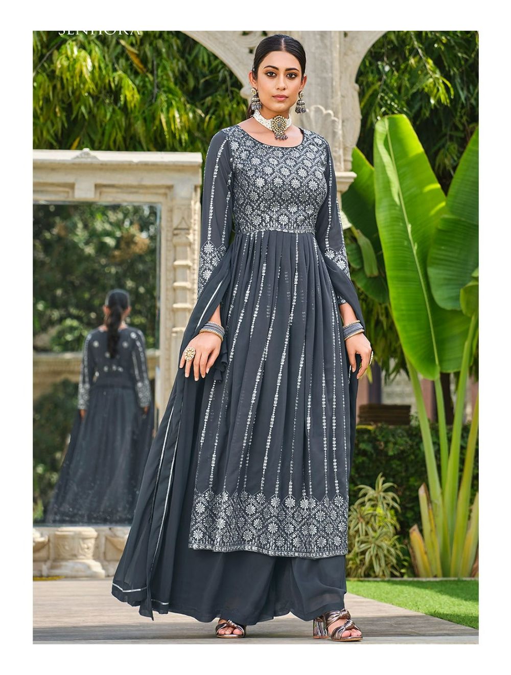 New Lunching 3 Piece Suit Hit Design Collection Beautiful Naira Cut Long  Kurti at Rs 1150 | Ladies Designer Suits in Surat | ID: 2851232083512