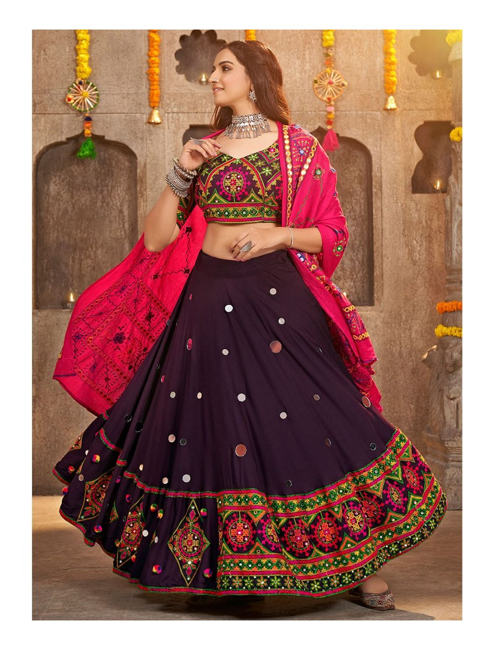 Buy Navratri Garba Lehenga Choli for Women or Girls Indian Festival Dance  Lehenga Choli Traditional Chaniya Choli Multi Color Garba Night Ghagra  Online in India - Etsy