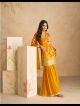 Orange Floral Printed Sharara Suit