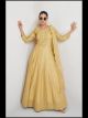 Pink Designer Floor Length Gown With Dupatta