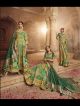 Green Same Twinning dresses For Wedding Combo(Lehenga, Gown and Saree)