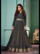 Black Bollywood Anarkali Gown Dress