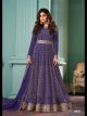 Violet Bollywood Anarkali Gown Dress