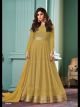 Mustard Bollywood Anarkali Gown Dress