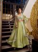 Parrot Green Party Wear Lehenga For Women