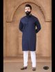 Blue Soft Cotton Kurta Set