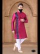 Pink Silk Kurta Set