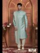 Pista Nawabi Men's Sherwani for Groom