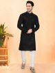 Black Rayon Kurta Set