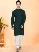 Green Rayon Kurta Set