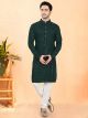 Green Rayon Kurta Set