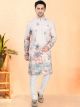 Pinkish Cotton Rayon Kurta Set