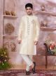 Gold New Style Sherwani For Men