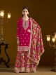 Pink Floral Printed Sharara