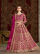 Pink Net Wedding Gown