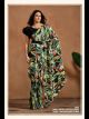 Multi color Ready To Wear Saree With Stitched Blouse