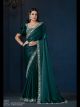 Teal Fancy Designer Saree