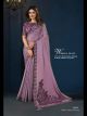 Dark Lavender Fancy Designer Saree