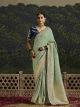 Luxury Fancy Sage Green Silk Sarees