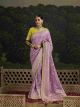 Luxury Fancy Purple Silk Sarees