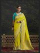 Luxury Fancy Lime Gold Silk Sarees