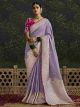 Luxury Fancy Mauve Silk Sarees