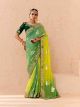Executive Fancy Parrot Green Viscose Sarees