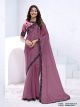 Dark Mauve Crush Pure Silk Saree