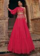 Teal Indo-Western Lehenga with Jacket