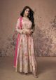 Floral Printed Side Cut Anarkali Suit