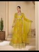 Mustard Alia cut Gown