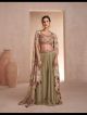 Crop Top Palazzo with shrug