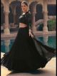 Black Partywear Designer Lehenga