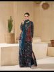 Blue Peplum Top with Sharara
