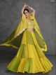 Yellow Partywear Designer Lehenga