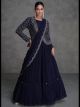 Navy Blue Partywear Designer Lehenga